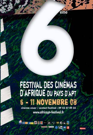 6e festival des cinémas d'afrique du pays d'APT   