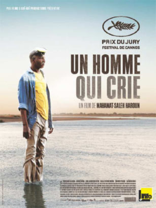 affiche : un homme qui crie